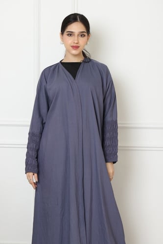 عباية ارجوان كريب ربع كلوش