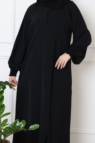 عباية حرير ملكي نص كلوش