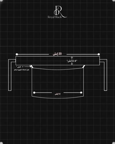 نقاب مطاط طويل مائل