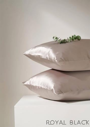 زوج أغطية وسادة الحرير