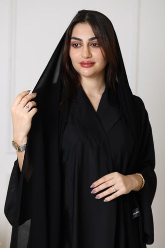 عباية ربع كلوش اسود