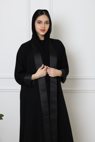 عباية رويال حرير ربع كلوش