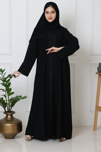 عباية حرير ملكي نص كلوش