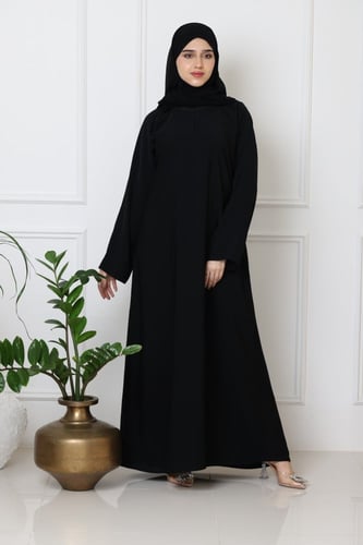 عباية حرير ملكي ربع كلوش