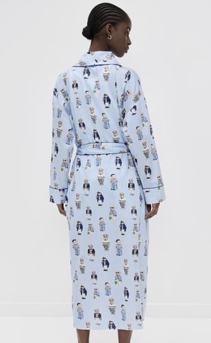 Allover Bear Heritage Robe