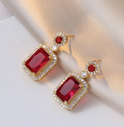 3 قطع مجموعة فاخرة على الموضة - زجاج الزمرد - أقرا...