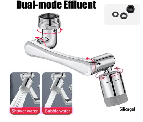 توصيلة على رأس الصنبور (حنفية) قابلة للتدوير 1080...