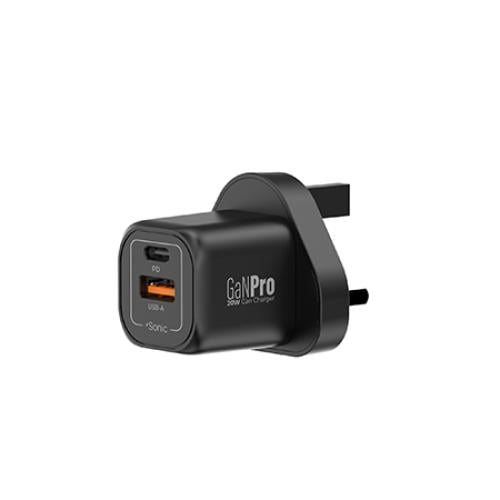 شاحن جداري سونيك بتقنية جان برو المضاد للإحتراق -...