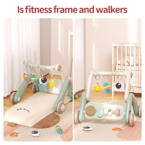 بساط لعب للاطفال 2 في 1 مع مشاية، بساط لعب للاطفال...