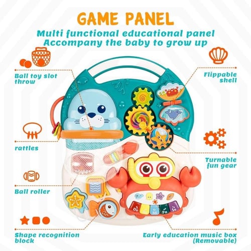 مشاية للأطفال 2 في 1 مع مقبض عمر 6-24 شهر