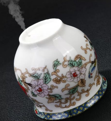 طقم للشاي مكون من 8 قطع الاكواب دبل تحفظ الحرارة م...