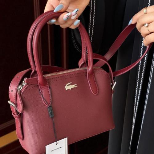 شنطه لاكوست (عنابي)