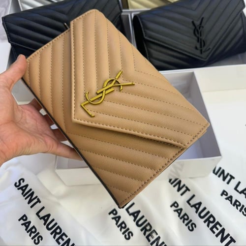 شنط سان لوران جلد فاخر