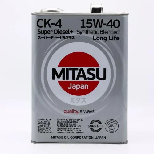 ميتاسو زيت محرك ديزل CK-4 15W-40 -جالون 4 لتر MITA...