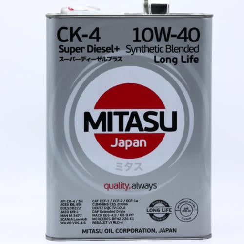 ميتاسو سوبر ديزل بلس CK-4 10W-40 – جالون 4 لتر MIT...