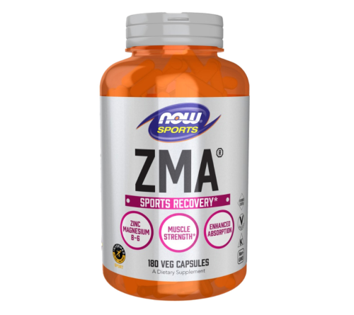 Now ZMA, 180 Veggie Capsules, Muscle Strength, Rec...
