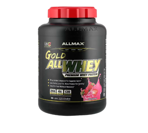 ALLMAX, GOLD ALLWHEY®, Premium Whey Protein, Straw...