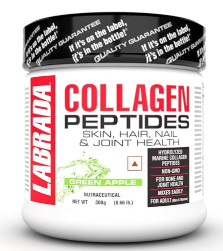 Labrada Marine Collagen Peptides, Green Apple, 300...