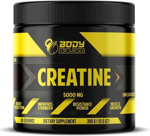 Creatine Monohydrate Powder by Body Builder - 300g...