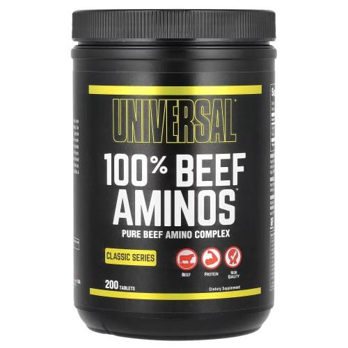 Universal U, Classic Series, 100% Beef Aminos, 200...