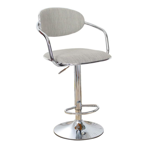 كرسي بار راتان مع مسند ظهر — ارتفاع قابل للتعديل