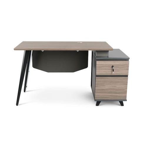 مكتب بتصميم و الوان عصرية - 2 ادراج (لونين)