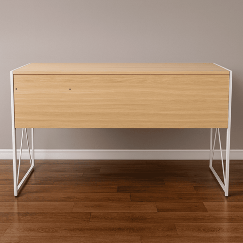 مكتب دراسي بتصميم بسيط مميز - 1 ادراج (لونين)