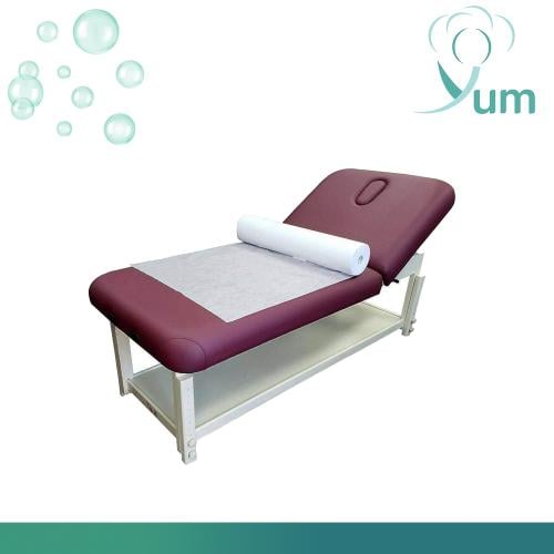 White massage bed roll