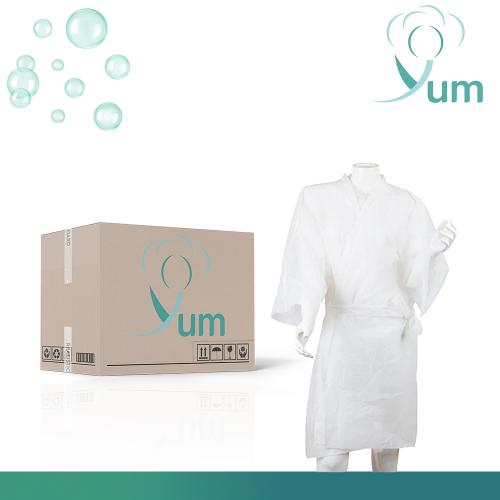 روب ابيض استخدام مرة وحدة من يم-10شدة-100حبة