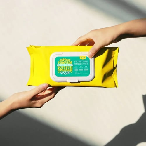 مناديل مُنظفة ومُخففة للتوتر بيورفول من أريول - 80...