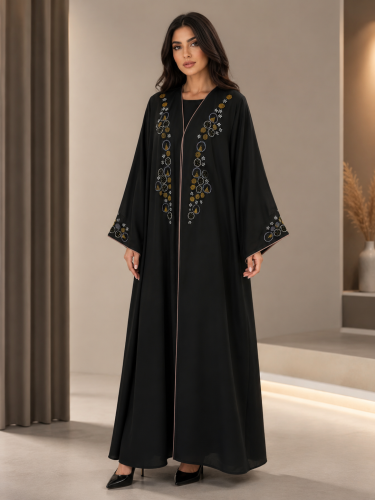 عباية نقشات الذهب