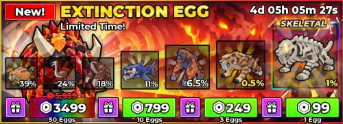 EXTINCTION Egg 50x - ماب سرقة البيض