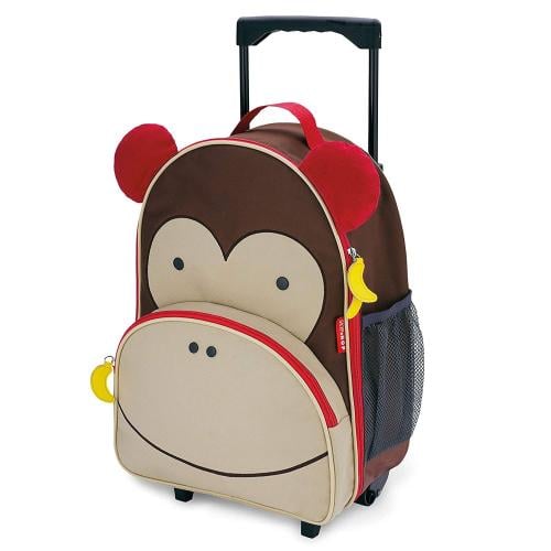 Skip Hop Zoo Kids Rolling Luggage Monkey - 212303