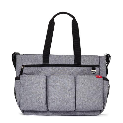 Skiphop Double Side-by-Side Stroller Bag, Grey - 230014