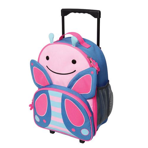 Skip Hop Zoo Kids Rolling Luggage Butterfly - 212306