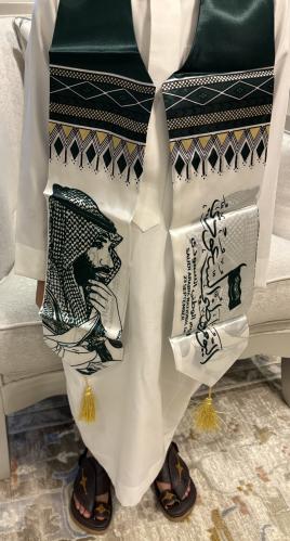 National Day scarf with high quality picture of the Crown Prince