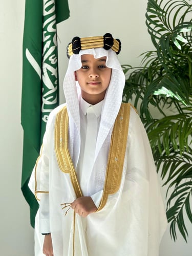 بشت سكري مطرز بالإسم