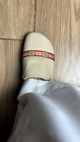 حذاء رجالي فرو | بيج