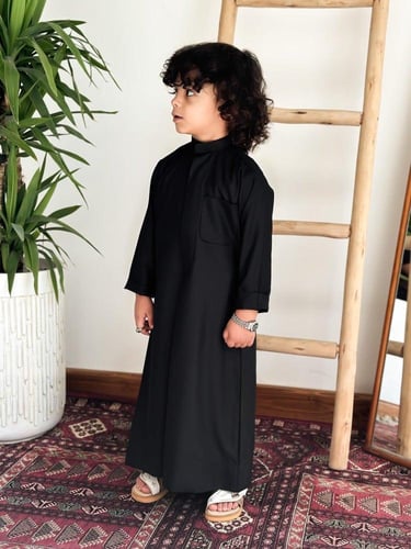 ثوب ولادي - اسود