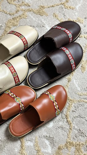 حذاء رجالي فرو | أسود