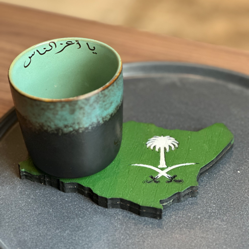 كوب سيراميك تركواز