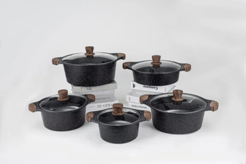 قدور جرانيت جودة عالية اللون الاسود