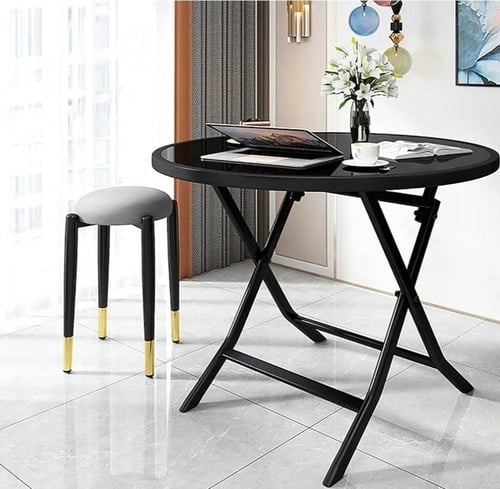 طاولة قابلة للطي دائرية