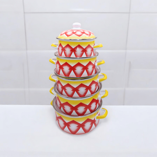 طقم قدور غضار -اواني ماس