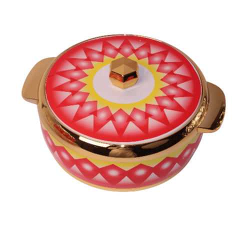 طقم حافظات طعام غضار احمر