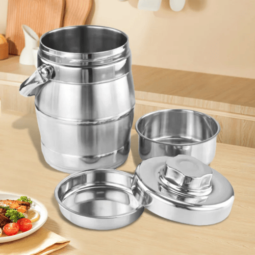 حاوية طعام اسل استيل مفرغه من الهواء للحفاظ على حر...