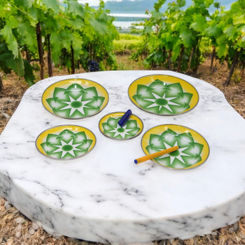 صحن غضار صغير للمائدة