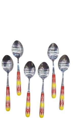 ملاعق غضار احمر