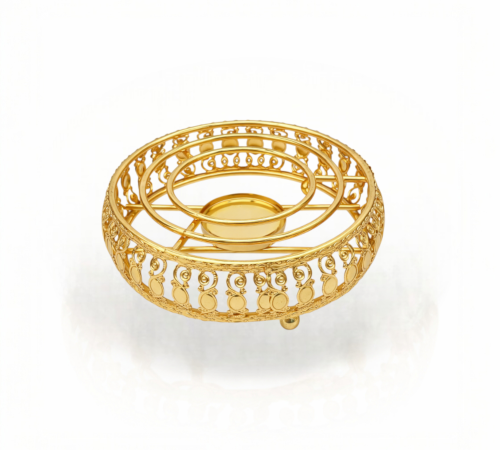 قاعدة شمع استل: تحفة صغيرة بألوان فاخرة سخان ابريق...