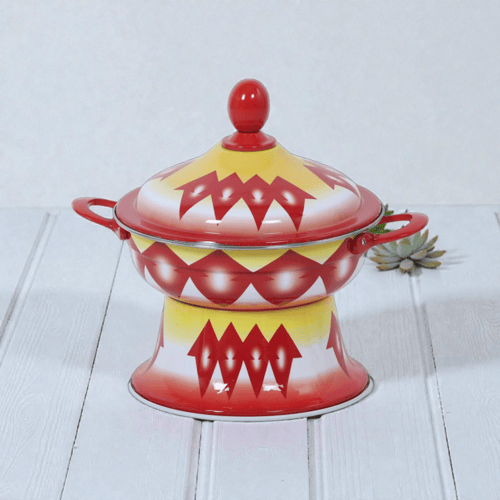 سخان غضار احمر تراثي